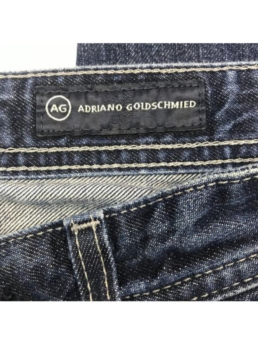 Adriano Goldschmied Mens Protege Straight Leg Jeans Size 29x30 Blue Denim - Picture 4 of 14